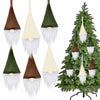 [Like New] Motionchic 12 Pack Christmas Neutral Boho Velvet Gnome Ornaments