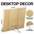 Coworker Appreciation Wood Sign Desk Decor 6.3x6.3 Inches Office Gift