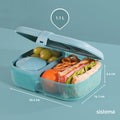Sistema PDQ Ribbon Lunch To Go 1.1L Container BPA Free