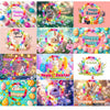 12PCS Easter Bunny Bracelets with Cards Basket Stuffers Eggs Fillers