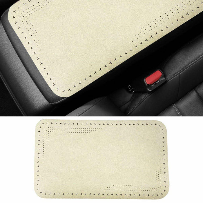 LAINLOY Car Center Console Pad Leather Armrest Cover Universal