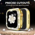 DABAOZA Apple Watch Band Crystal Rhinestone Case Mesh Strap 38mm Starlight