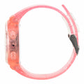 [Like_new] Sanrio Hello Kitty Kids LCD Watch Pink Glitter Strap Adjustable Fit 5.5-8"