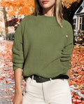 PRETTYGARDEN Womens Ribbed Knit Raglan Mock Neck Sweater Beige Size S