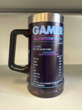 [Like New] TSIMPLE Gamer 24oz Beer Stein Black Game Themed Gift for Men Boys