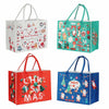 JIWINNER 4PCS Felt Gift Bags 13x7x10 with Handles Christmas Wrapping