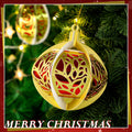 Vercraft 12 Pcs Christmas Tree Balls Ornaments Red Gold Hanging Decor