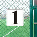i-CowFun Aluminum Number Sign 54 12x12in Outdoor Parking Spot Large