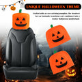 IHOTDER 2PCS Halloween Pumpkin Car Headrest Covers Universal