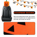 IHOTDER 2PCS Halloween Pumpkin Car Headrest Covers Universal