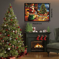 Vintage Santa Claus 1000 Piece Jigsaw Puzzle Christmas Art Winter Holiday