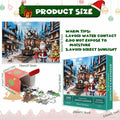 Advent Christmas Puzzle 2024 1008pcs Paper Calendar Holiday Game Green
