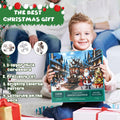 Advent Christmas Puzzle 2024 1008pcs Paper Calendar Holiday Decorative Green