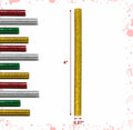 Gift Boutique 100 Pack Mini Christmas Hot Glue Gun Sticks 4 Colors 0.27"x4"