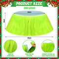 Funnymoom Christmas Tree Collar Green Faux Fur Skirt 24 Inch