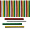 Gift Boutique 100 Pack Mini Christmas Hot Glue Gun Sticks 4 Colors 0.27"x4"