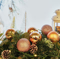 Emopeak 12Pcs Shatterproof Christmas Balls Ornaments 4 Style Multi Color