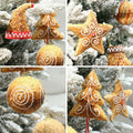 RoseCraft Christmas Ornaments Set 32PCS Shatterproof Multi-Color Hanging Balls