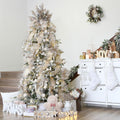 Sea Team 50-Pack Shatterproof Christmas Ball Ornaments Set Silver Xmas