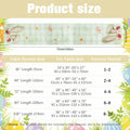 QIHOMPIB Easter Table Runner Pastel Pink Floral Boho 13x72 Inch