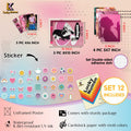 Lucky Numen Y2K Pink Posters 12PCS Teen Girls Bedroom Room Decor Unframed
