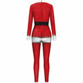 PENEXIU Santa Clown Cosplay Costume Jumpsuit Mask Size XL