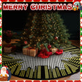 Boao Magic World Christmas Tree Skirt Vintage Envelope Design Rustic Xmas