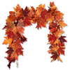 [Like New] RECUTMS 2Pcs Artificial Autumn Maple Leaves Garland 2.5FT Fall Decor