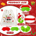 Bunnycool Christmas Hair Scrunchies & Sleep Eye Mask Set 24 Pcs