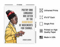Poster Master Amanda Gorman Poetry Language Poster 8x10 Unframed
