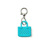 BOGG BAG Miniature Tote Keychain Tiff Blue Metal Silicone One Size