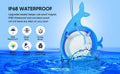 Lanpanzi RGB LED Pool Lights APP Control IP68 Waterproof 25ft Wirecord 1000lm