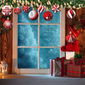24pcs Red Peppermint Candy Ornaments & Yard Signs Christmas Tree Decor