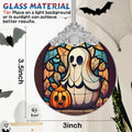 Christmas Ornament Stained Glass Ghost Holiday Decoration Unique Gift