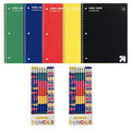 up&up Spiral Notebook Wide Ruled 1 Subject 70 Pages Red 3 Hole Punched
