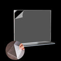 Tomorotec 3-Pack Acrylic Sign Holder 7x5in Horizontal Black Base