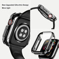 Mesime Rugged Case Apple Watch Series 8 7 41mm Grey with Tempered Glass