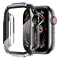 Mesime Rugged Case Apple Watch Series 8 7 41mm Grey with Tempered Glass