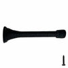 Design House Spring Door Stop Wall Protector Rubber Tip Matte Black 10-Pack
