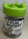 Fun bucket 27 pieces Dinosaurs action figures toy planet .pre Owned