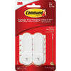 Command Medium Wire Hooks White 2 Hooks 4 Strips 17068ES-2PK