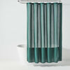 Room Essentials Herringbone Fabric Shower Curtain 72x72 Dark Green