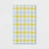 [Like New] Room Essentials Waffle Houndstooth Hand Towel Green/Blue Pack of 12