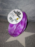 LED Football Toy Planet Fidget Toy Purple Swirl 6" x 3.25"
