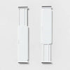 [Like New] Brightroom Plastic Drawer Dividers Set of 2 White ABS Organizer 15.3in