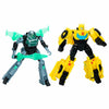 Transformers EarthSpark Cyber-Combiner Bumblebee & Mo Malto Robot Figures