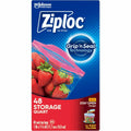 Ziploc Double Zipper Storage Bags DRACB003103CT Clear 0.6 lbs Pack