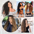 [Like New] FLUFYMOOZ 4PC 100% Protein Silk Hair Extensions 20in Curly Dark Chocolate Brown