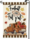 Fall Football Garden Flag Double Sided 12x18 Inch Outdoor Autumn Seasonal