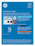 GE Refresh HD LED 60W A19 Daylight Bulbs 4 Pack General Purpose